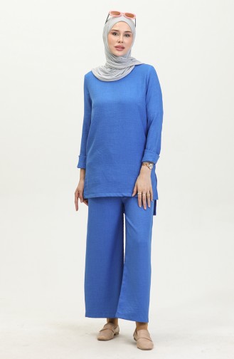 Aerobin Double Kol Tunik Pantolon ikili takım 2024-03 Saks