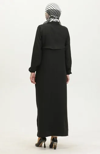 Abaya`s Abaya 24021-01 Zwart 24021-01