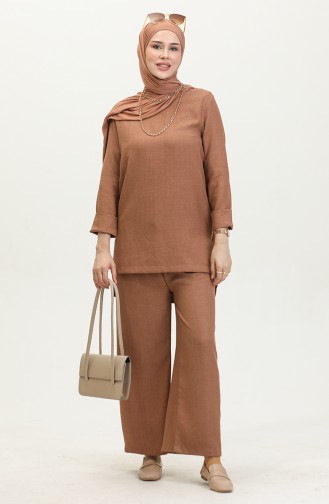 Aerobin Double Sleeve Two Piece Suit 2024-02 Milky Coffee 2024-02