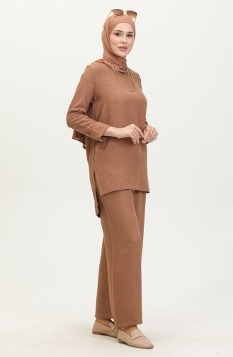 Aerobin Double Sleeve Two Piece Suit 2024-02 Milky Coffee 2024-02