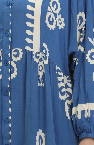 Robe Manches Ballon 4091-04 Indigo 4091-04