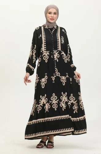 Robe Manches Ballon 4091-05 Noir 4091-05