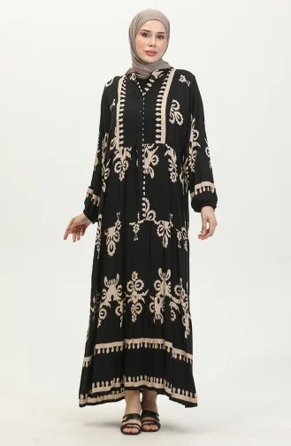 Robe Manches Ballon 4091-05 Noir 4091-05