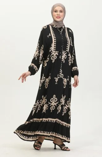 Robe Manches Ballon 4091-05 Noir 4091-05