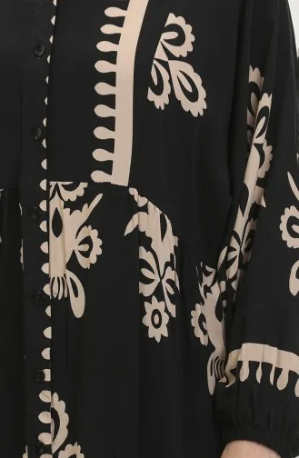 Robe Manches Ballon 4091-05 Noir 4091-05