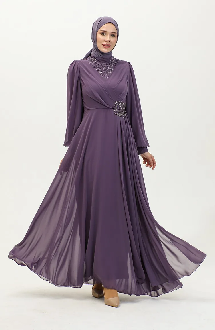 Abendkleid Mit Steindruck 52882-03 Dusty Rose 52882-03
