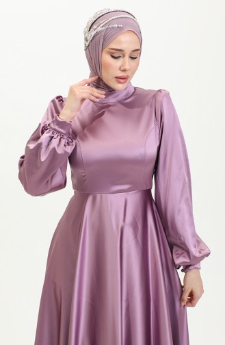Abendkleid Aus Satin Mit Körbchen 52895-04 Dusty Rose 52895-04