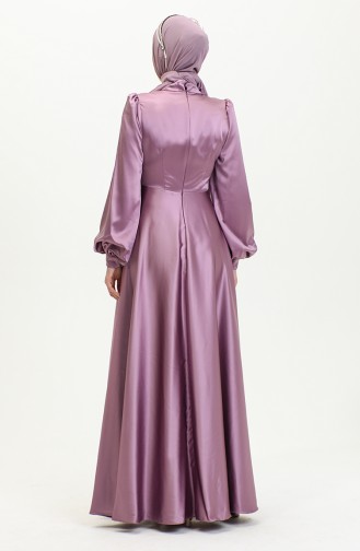 Abendkleid Aus Satin Mit Körbchen 52895-04 Dusty Rose 52895-04