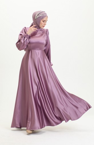 Abendkleid Aus Satin Mit Körbchen 52895-04 Dusty Rose 52895-04