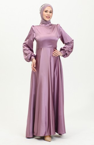 Abendkleid Aus Satin Mit Körbchen 52895-04 Dusty Rose 52895-04