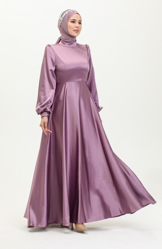 Abendkleid Aus Satin Mit Körbchen 52895-04 Dusty Rose 52895-04