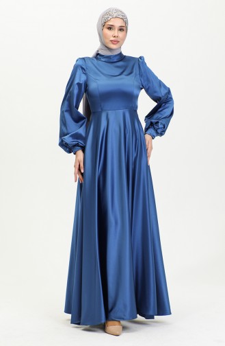 Abendkleid Aus Satin Mit Körbchen 52895-03 Saks 52895-03