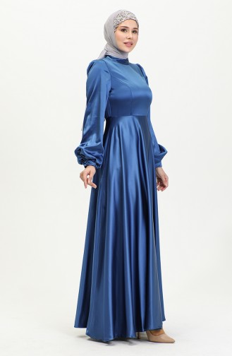 Abendkleid Aus Satin Mit Körbchen 52895-03 Saks 52895-03