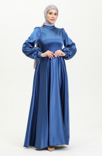 Abendkleid Aus Satin Mit Körbchen 52895-03 Saks 52895-03