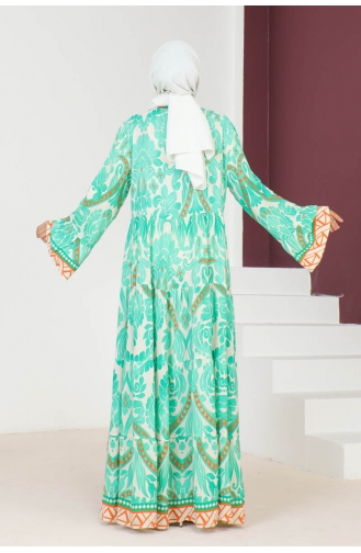 Robe Viscose Hale 7114-04 Vert 7114-04