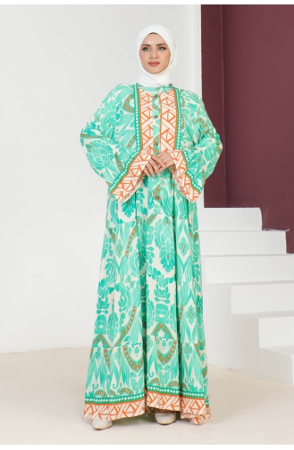 Robe Viscose Hale 7114-04 Vert 7114-04