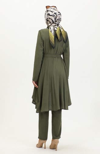 Asymmetrisch Geschnittener Aerobin-Hijab-Anzug Brc1311 1311-01 Khaki 1311-01