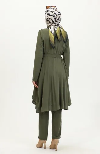 Asymmetrisch Geschnittener Aerobin-Hijab-Anzug Brc1311 1311-01 Khaki 1311-01