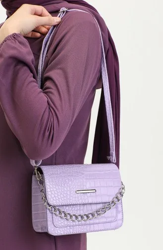 Stilgo women s Shoulder Bag Dm48z-04 Lilac 48Z-04
