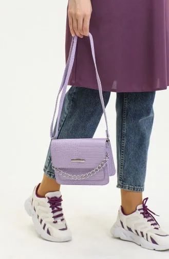 Stilgo women s Shoulder Bag Dm48z-04 Lilac 48Z-04