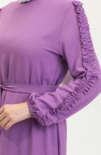 Schlichtes Kleid Mit Rüschenärmeln 2002-03 Flieder 2002-03