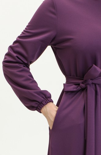 Rüschenrock-Hijab-Kleid Brc1122 1122-04 Lila 1122-04