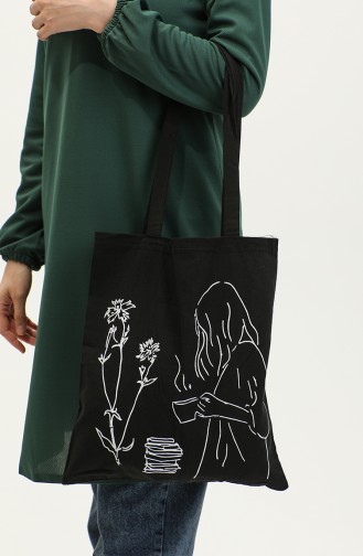 Çınar women s Shoulder Bag 0198 Black 0198