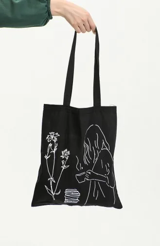 Çınar women s Shoulder Bag 0198 Black 0198