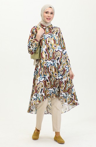 Pleated Tunic Yellow T1635 1204