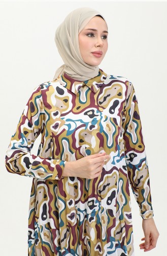 Pleated Tunic Yellow T1635 1204