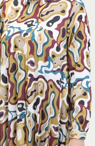 Pleated Tunic Yellow T1635 1204
