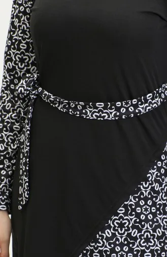 Tesettür-badpak Met Riem 2490-01 Zwart 2490-01