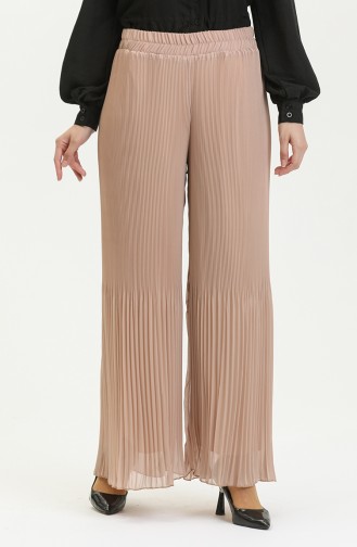Piliseli Pantolon 4000-07 Bej