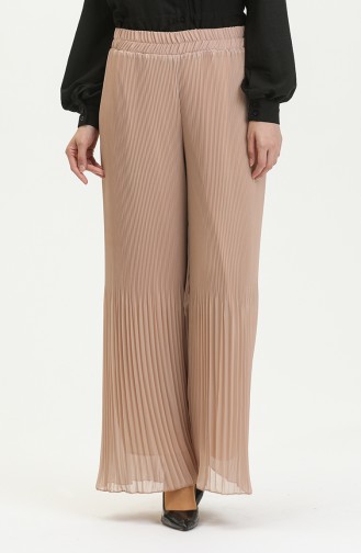 Piliseli Pantolon 4000-07 Bej
