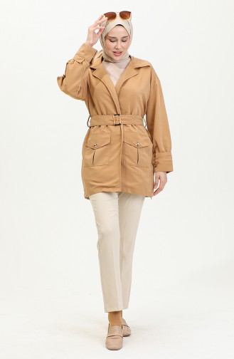 Taschenjacke 3503-06 Dunkelbeige 3503-06