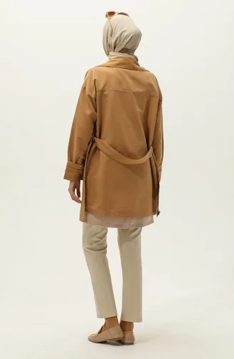 Pocketed Jacket 3503-06 Dark Beige 3503-06