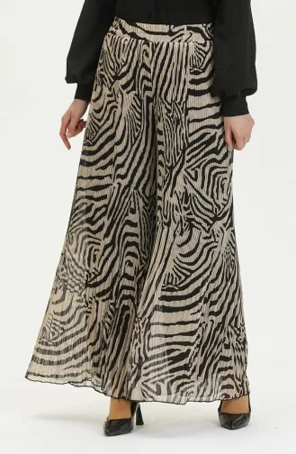 Pleated Trousers 0160-02 Yellow Black 0160-02