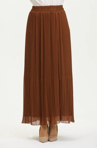 Plooirok 3009-02 Kaneelkleur 3009-02