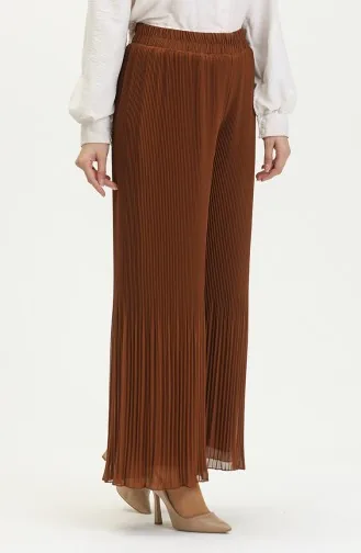 Piliseli Pantolon 4000-03 Tarçın Renk