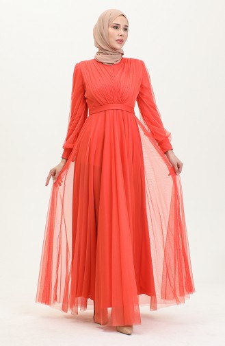 Tüllkleid Orange 7662 1158