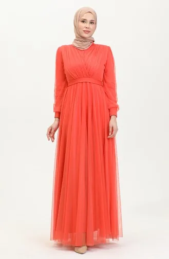 Tüllkleid Orange 7662 1158