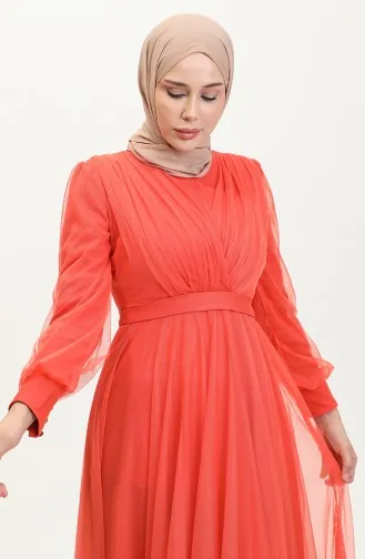 Tüllkleid Orange 7662 1158