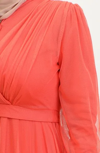 Tüllkleid Orange 7662 1158