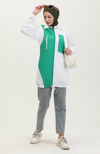 Hijab-pet Met Ritssluiting Groen T1687 279