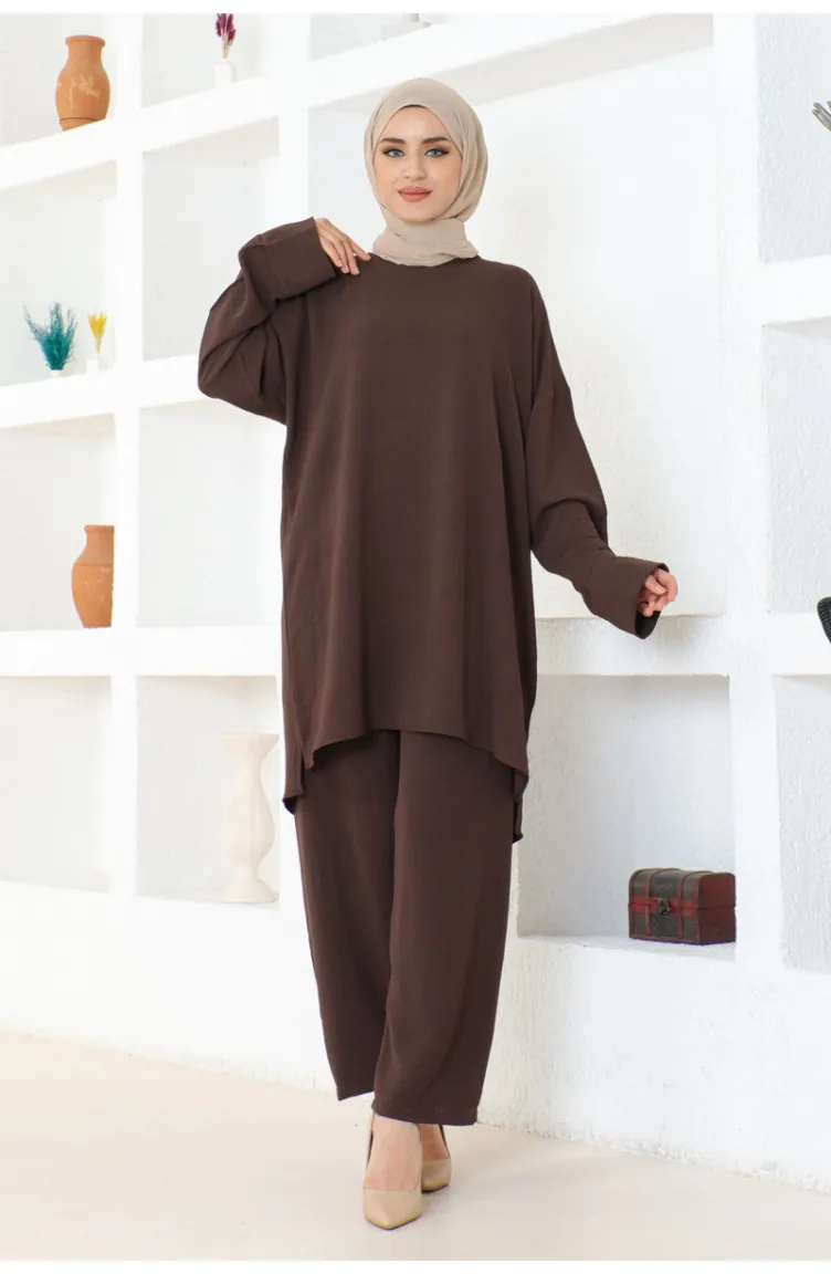 Costume Sude Sik Erobin 0097-03 Marron 0097-03