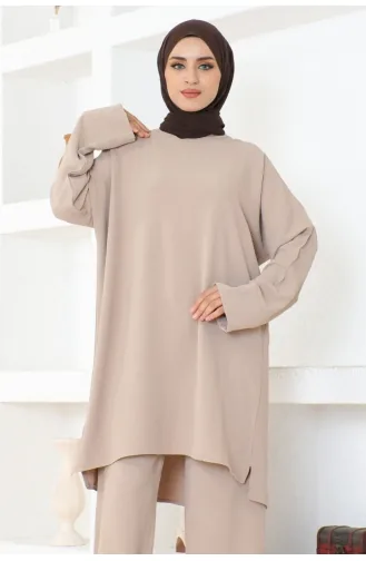 Sude Şık Erobin Suit 0097-04 Mink 0097-04
