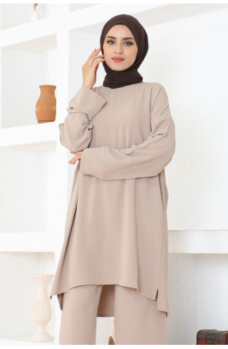 Sude Şık Erobin Suit 0097-04 Mink 0097-04