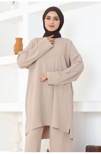Sude Şık Erobin Suit 0097-04 Mink 0097-04