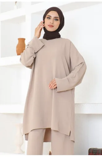 Sude Şık Erobin Suit 0097-04 Mink 0097-04