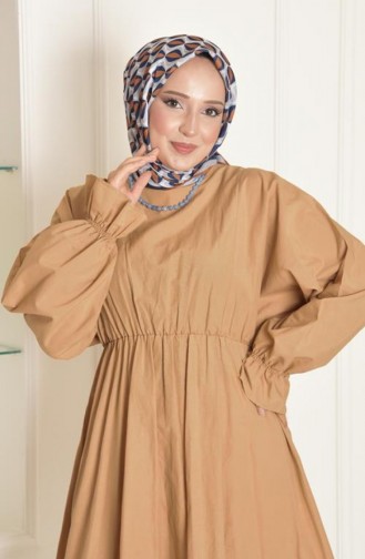Schal Mit Muster Aus Weicher Baumwolle Von Badem Tan Almond00 006 00_006